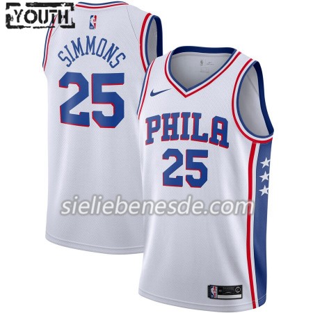 Kinder NBA Philadelphia 76ers Trikot Ben Simmons 25 Nike 2019-2020 Association Edition Swingman